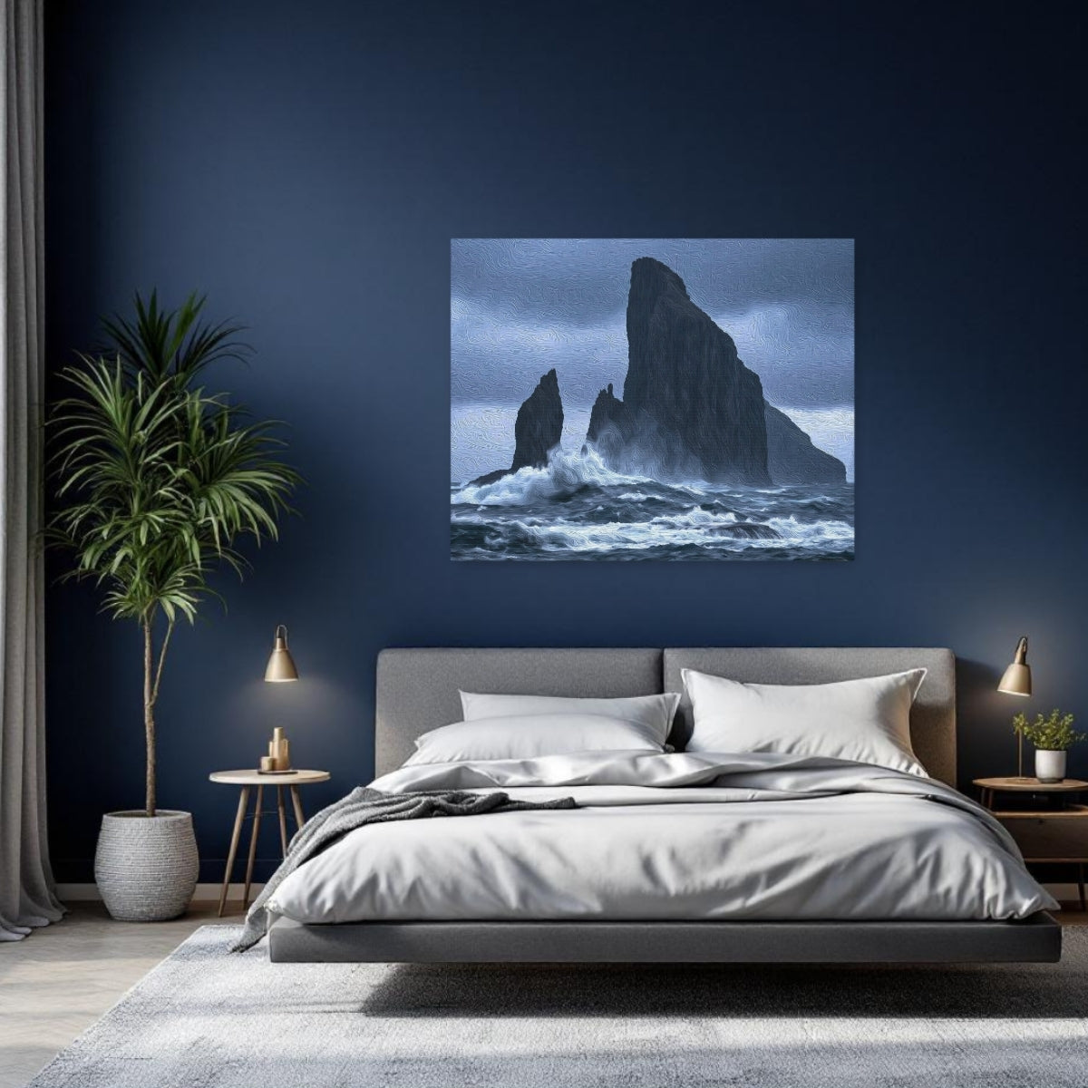 Risin og Kellingin Sea Stacks — Faroe Islands, Denmark Study No. 2