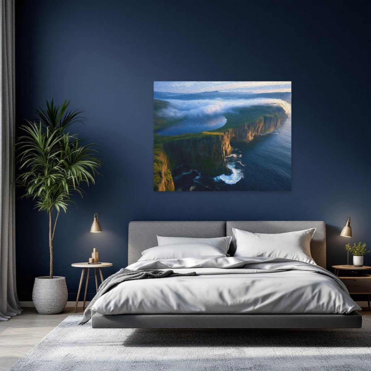 Cliffs of Faroe Islands Coast — Faroe Islands, Denmark Study No. 2
