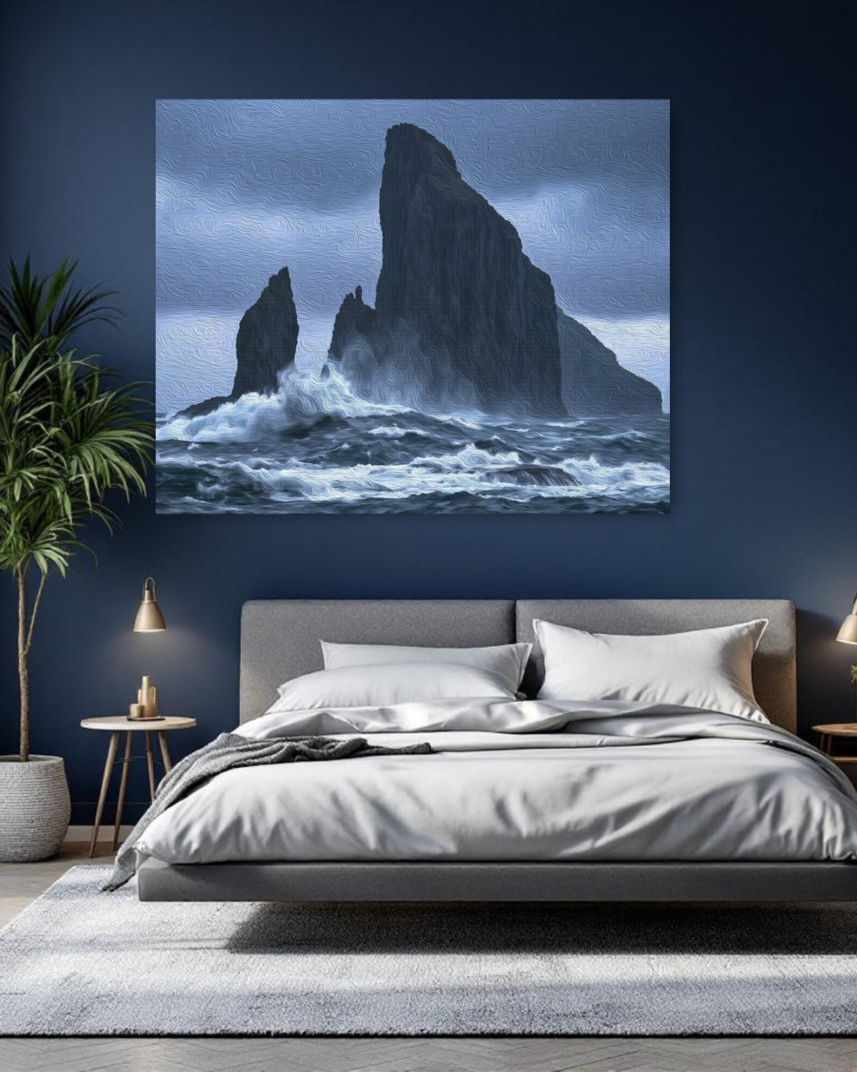 Risin og Kellingin Sea Stacks — Faroe Islands, Denmark Study No. 1