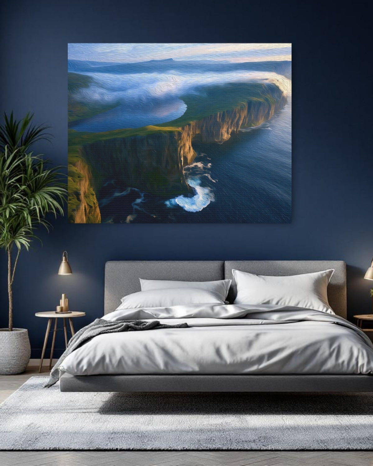 Cliffs of Faroe Islands Coast — Faroe Islands, Denmark Study No. 1