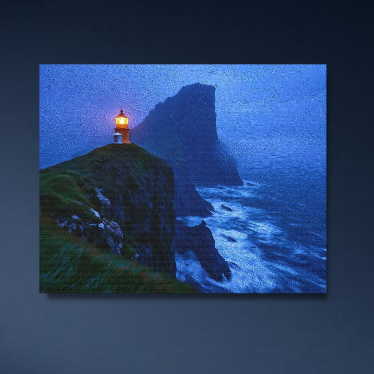 Kallur Lighthouse Faroe Islands — Faroe Islands, Denmark Study No. 4
