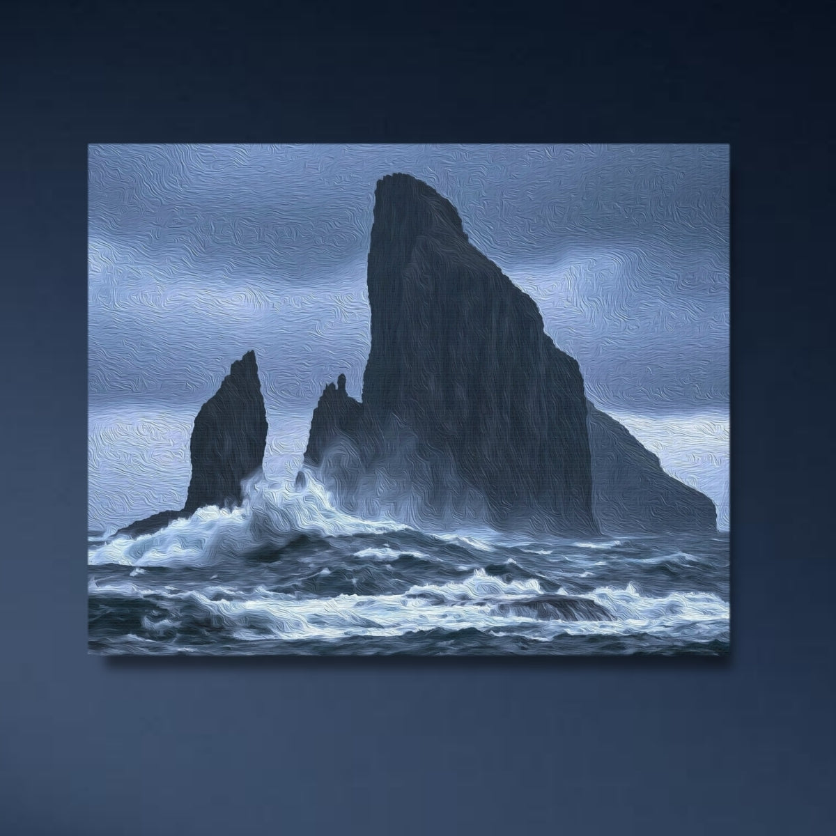 Risin og Kellingin Sea Stacks — Faroe Islands, Denmark Study No. 4