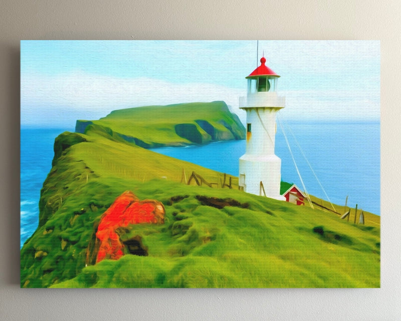 Mykines Lighthouse Hilltop — Faroe Islands, Denmark