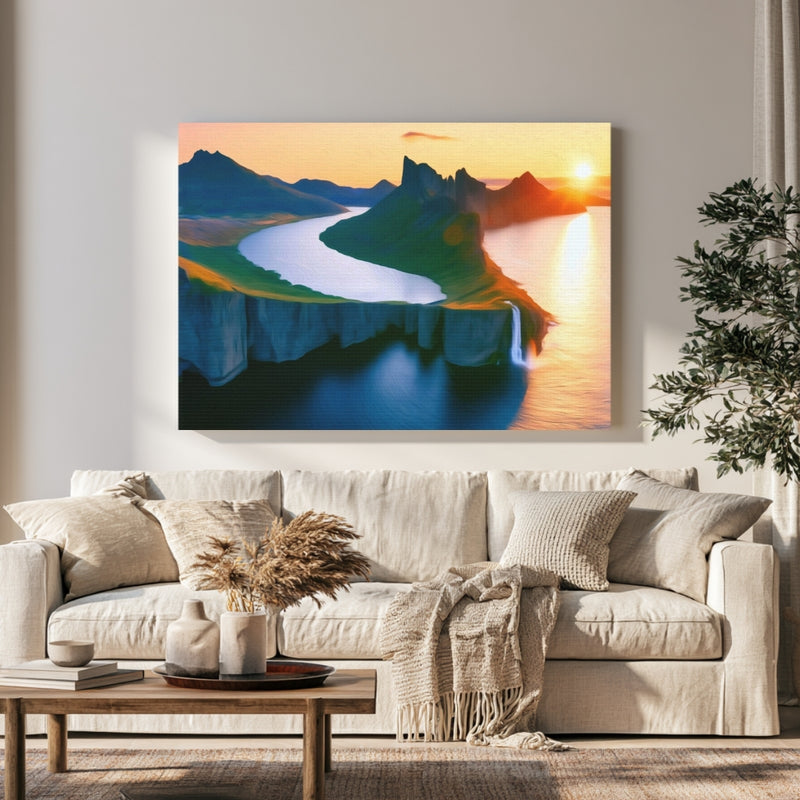 Sorvagsvatn Lake Cliffs — Faroe Islands, Denmark, view 1