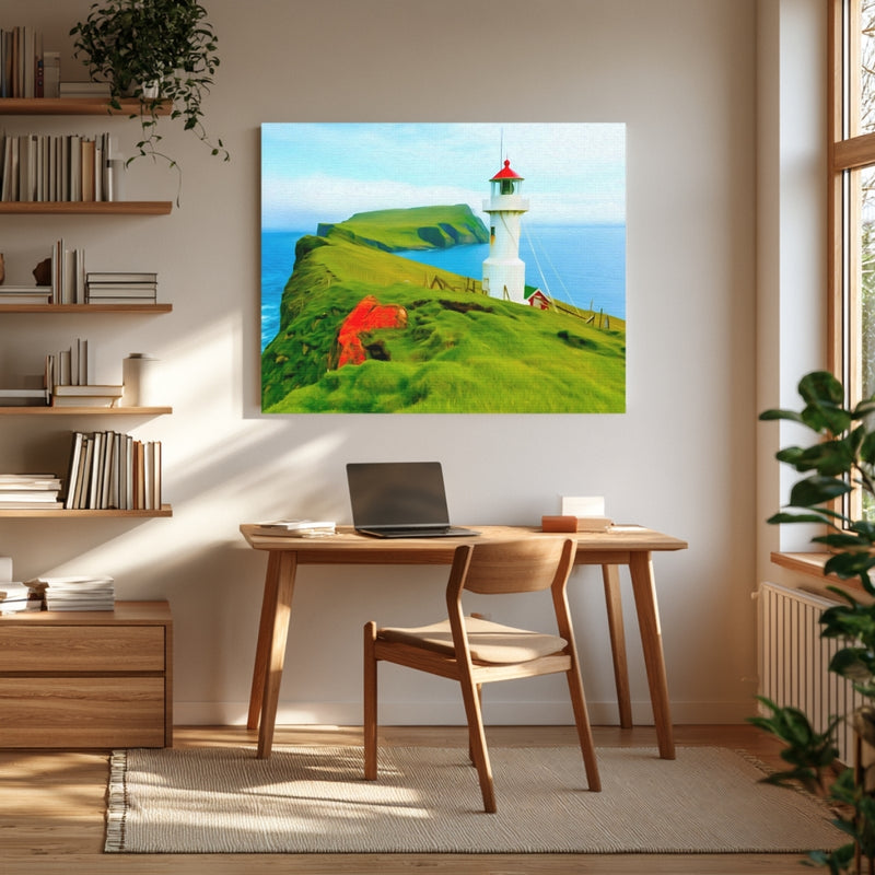Mykines Lighthouse Hilltop — Faroe Islands, Denmark, view 4