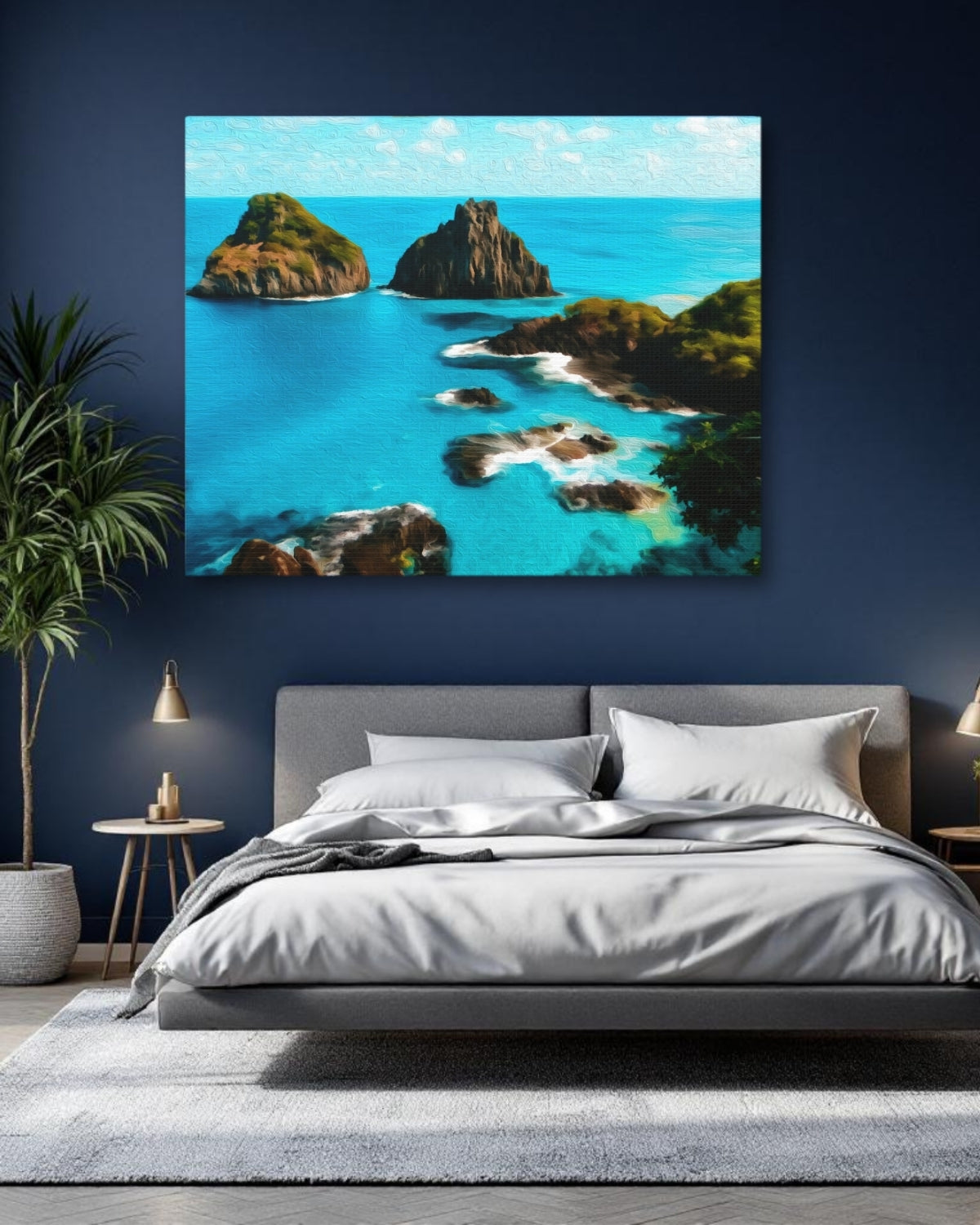 Twin Rocks Turquoise Bay — Fernando de Noronha, Brazil, study 1