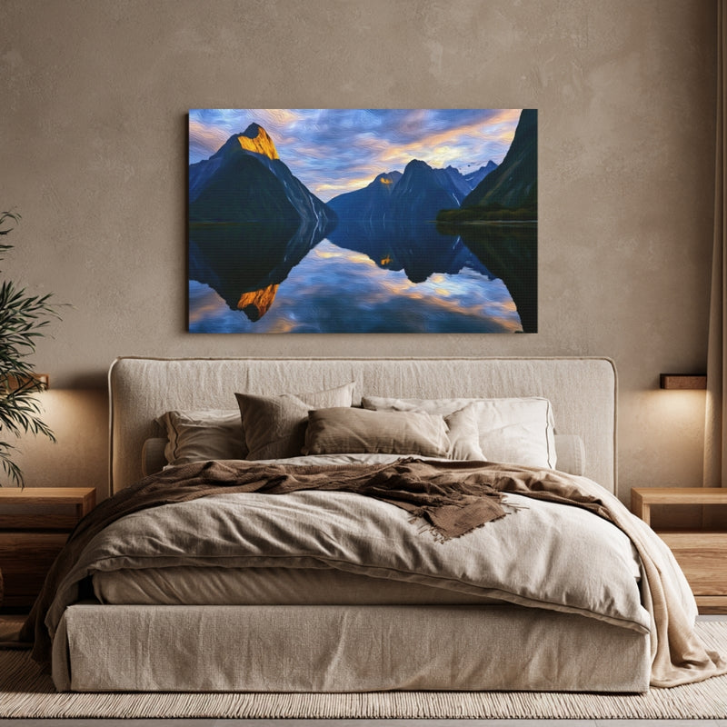 Milford Sound Fjord Reflection — Fiordland National Park, New Zealand, view 6