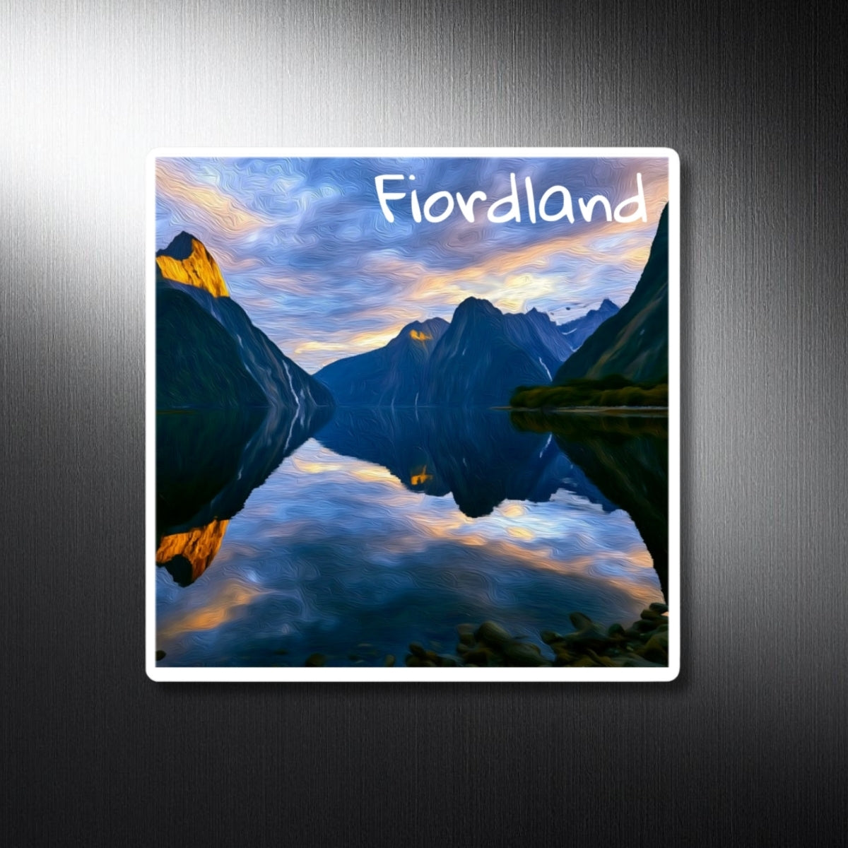Milford Sound Fjord Reflection — Fiordland National Park, New Zealand, study 1