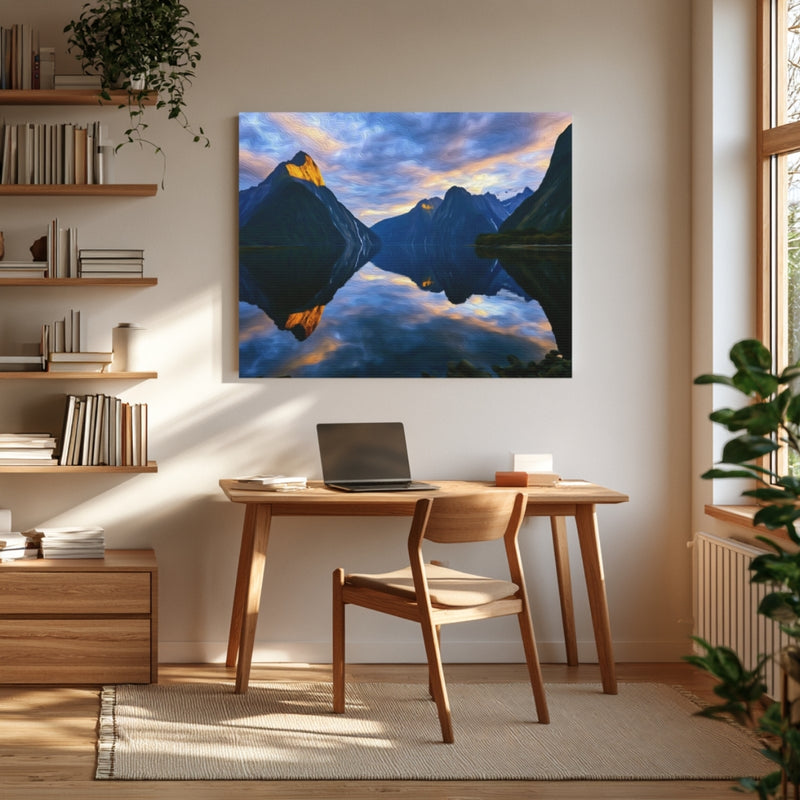 Milford Sound Fjord Reflection — Fiordland National Park, New Zealand, view 4