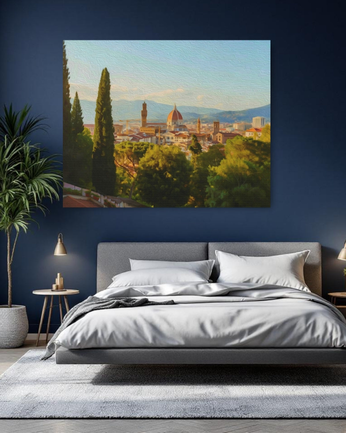 Florence, Italy Canvas | Florence Cathedral Duomo Skyline | Original Series Gallery Canvas detail