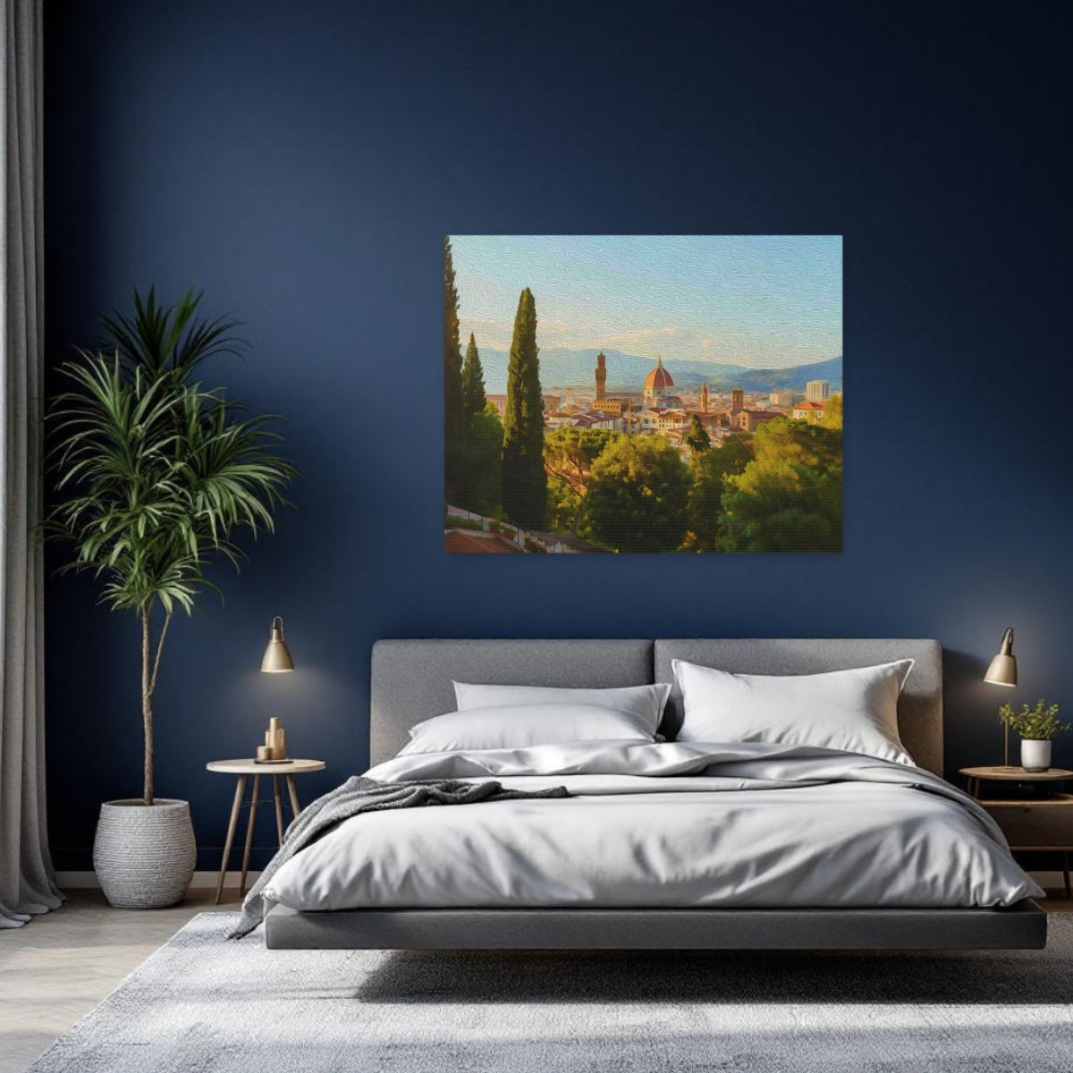 Florence, Italy Canvas | Florence Cathedral Duomo Skyline | Original Series Gallery Canvas detail