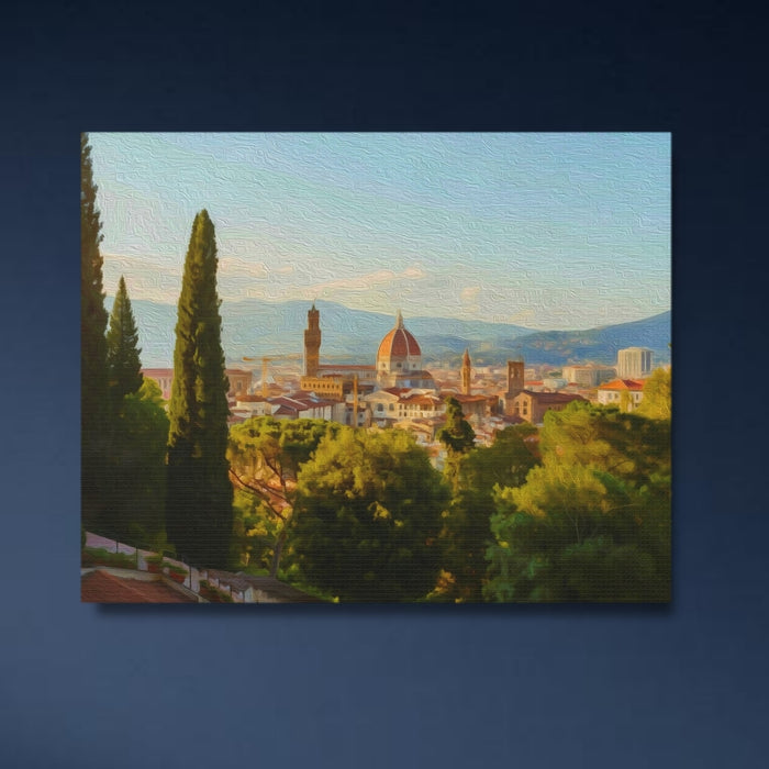 Florence, Italy Canvas | Florence Cathedral Duomo Skyline | Original Series Gallery Canvas