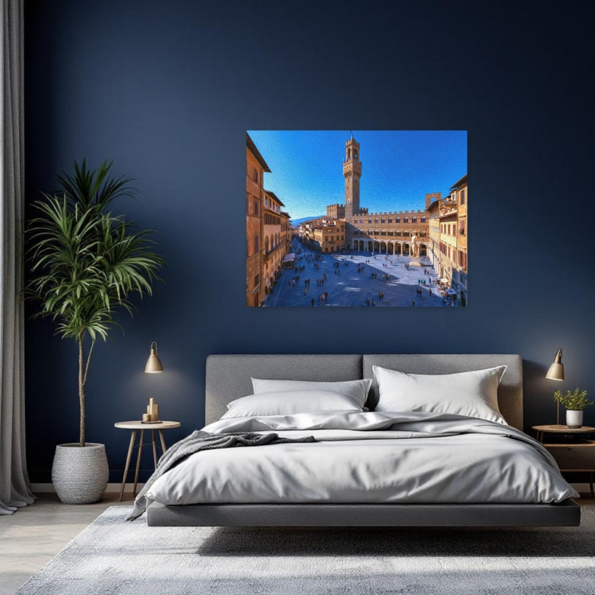 Florence, Italy | Piazza della Signoria Florence | Original Series Gallery Canvas detail