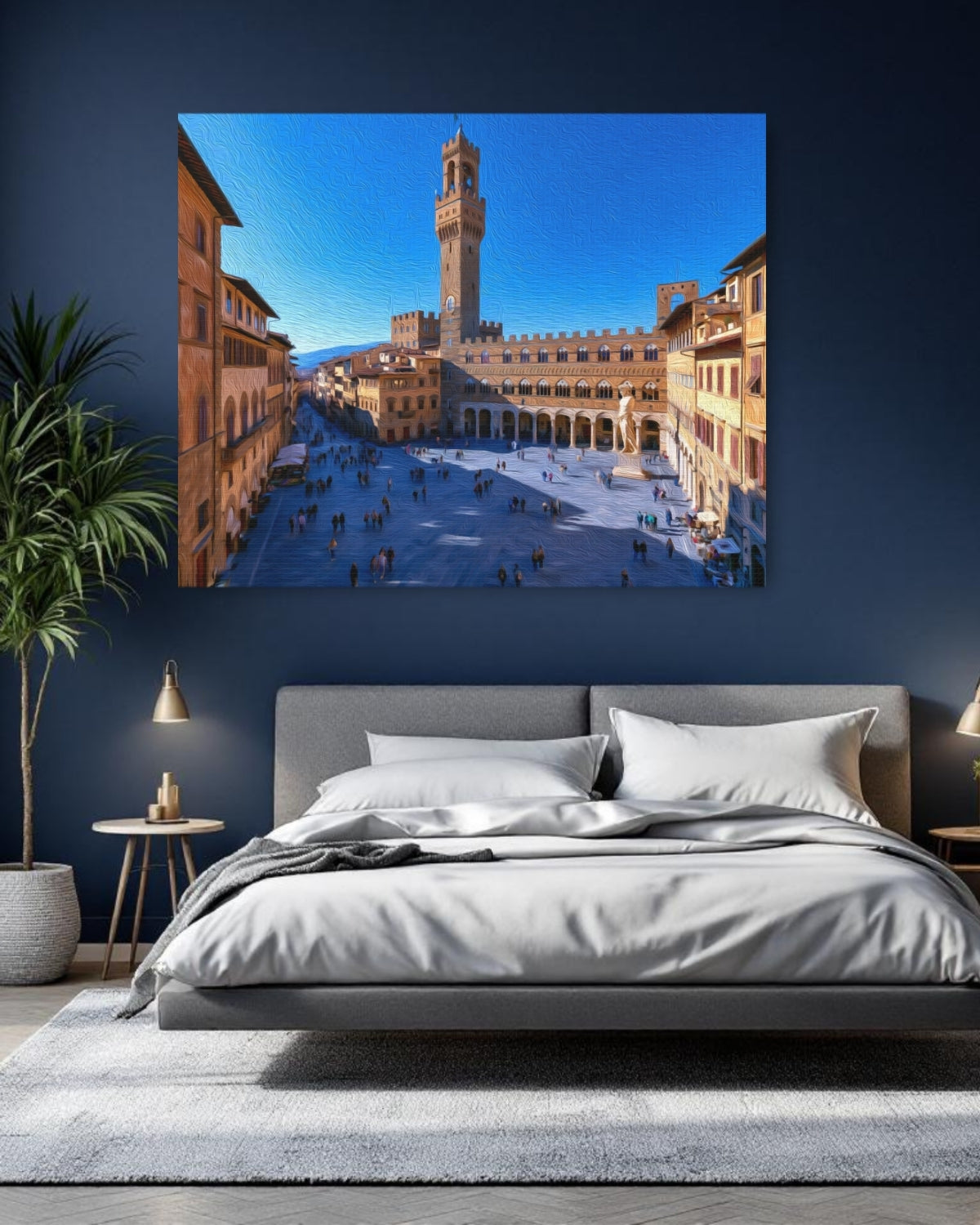 Florence, Italy | Piazza della Signoria Florence | Original Series Gallery Canvas detail