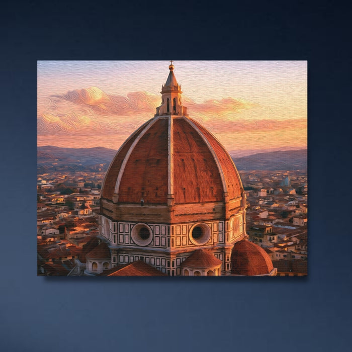 Florence, Italy | Florence Cathedral Dome Brunelleschi | Original Series Gallery Canvas
