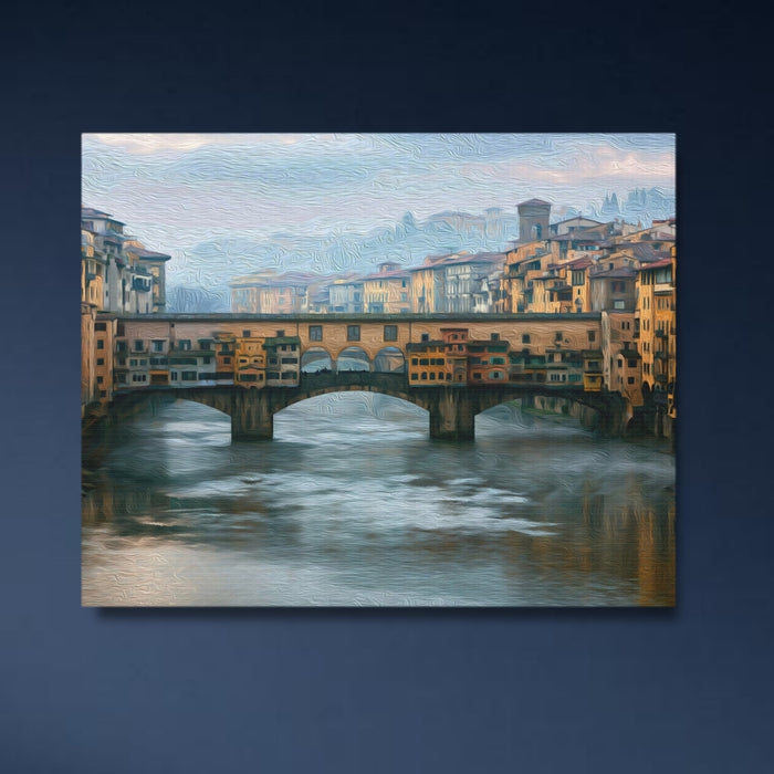 Florence, Italy | Ponte Vecchio Arno River | Original Series Gallery Canvas