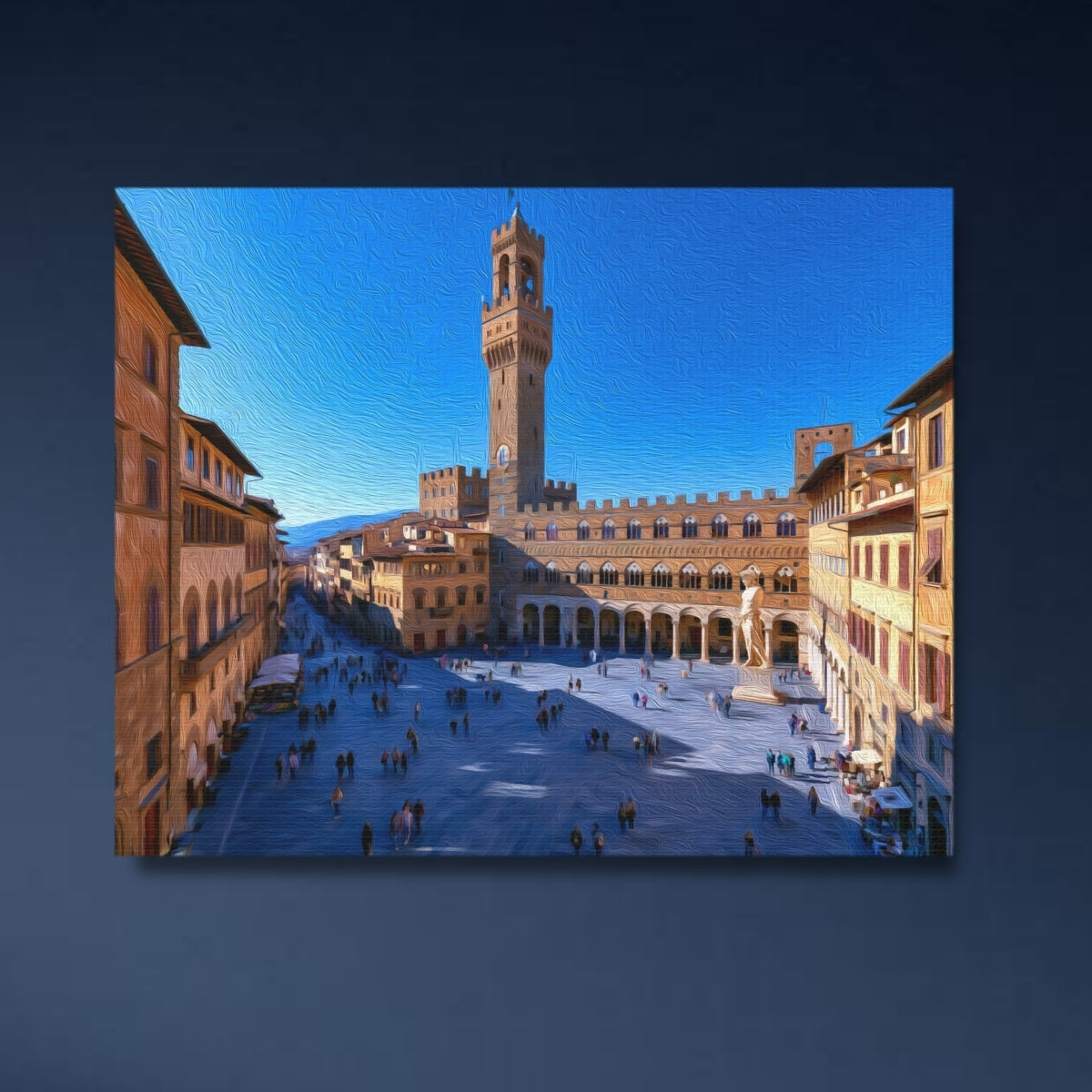Florence, Italy | Piazza della Signoria Florence | Original Series Gallery Canvas close-up detail