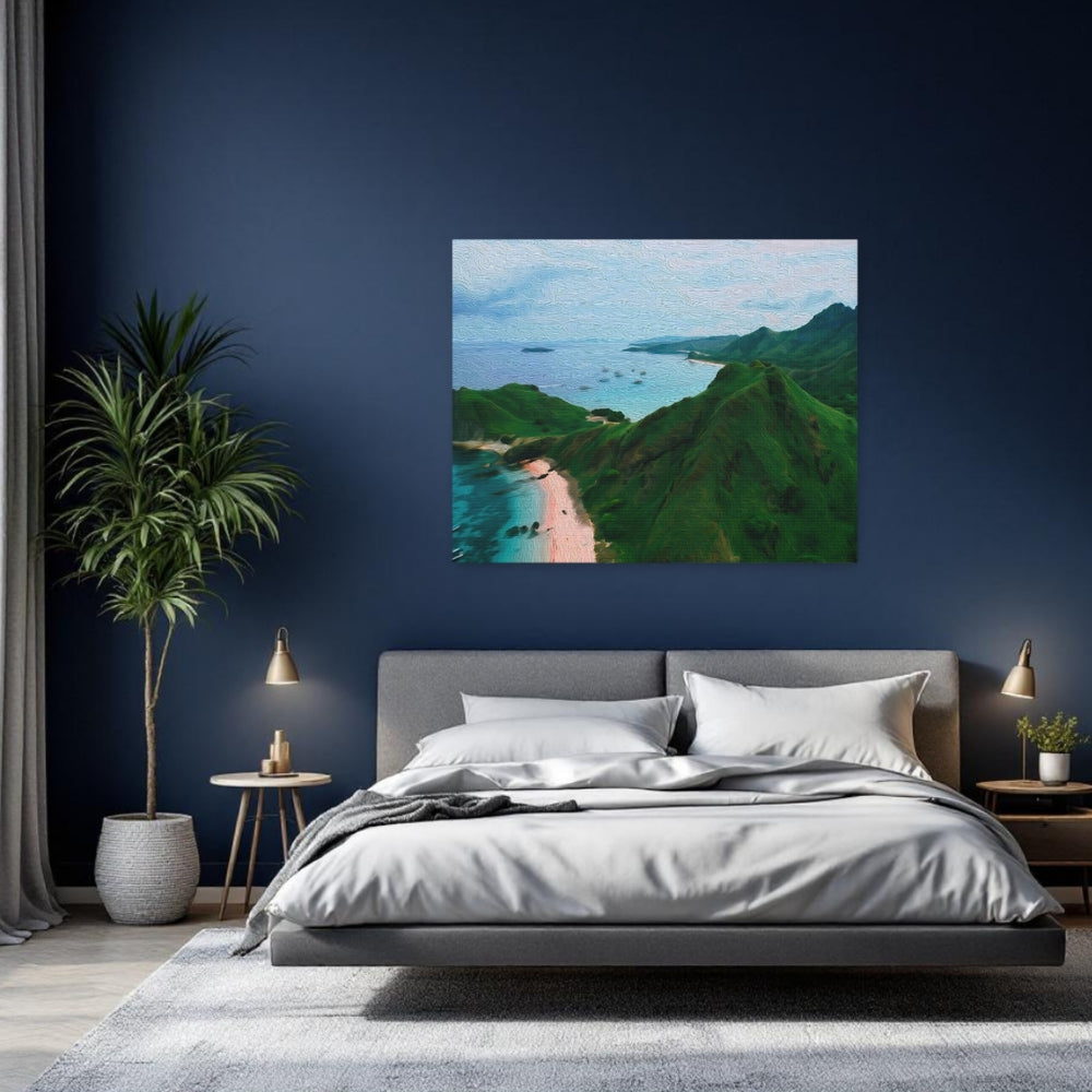 Flores, Indonesia | Padar Island Ridge View | Original Series Gallery Canvas detail
