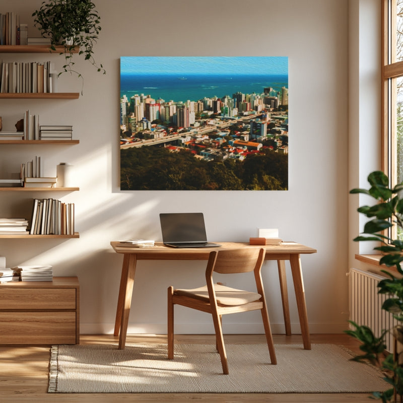 Atlantic Forest Hillside Panorama — Florianopolis, Brazil, view 4