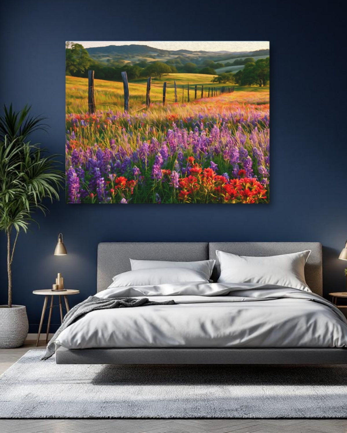 Wildflower Fields Rolling Hills — Fredericksburg, Texas, study 1