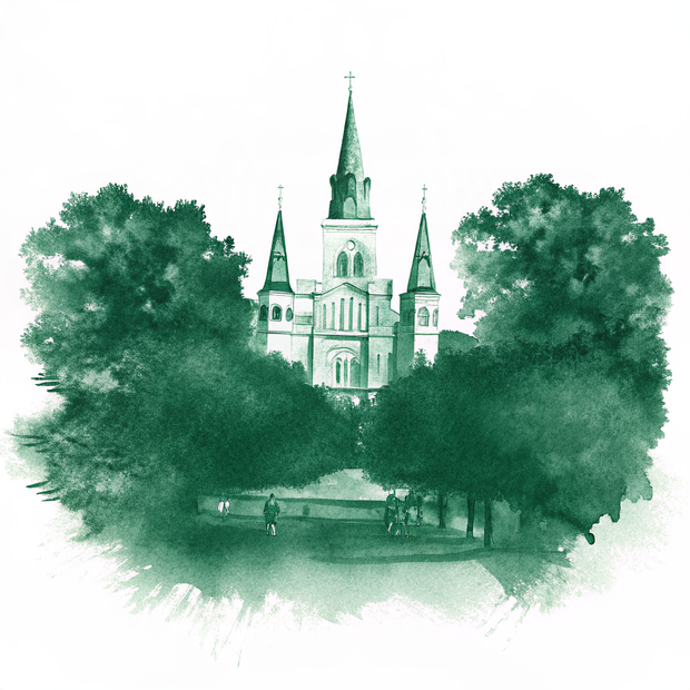 French Quarter watercolor