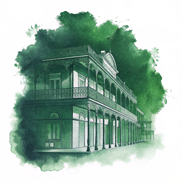 French Quarter watercolor