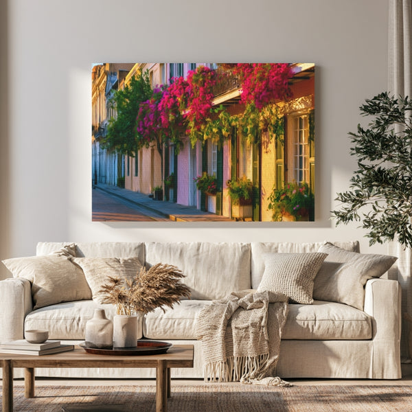 French Quarter, New Orleans | French Quarter Floral Streets | Original Series Gallery Canvas