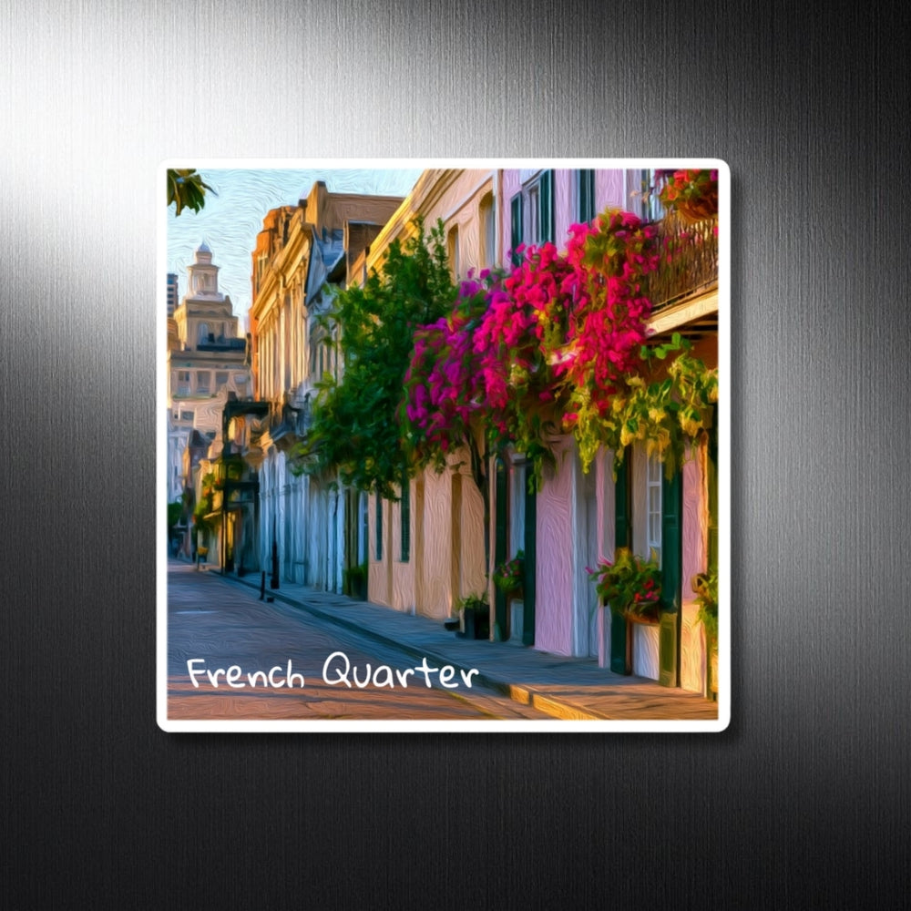 French Quarter, New Orleans | French Quarter Floral Streets | Original Series Decorative Magnet