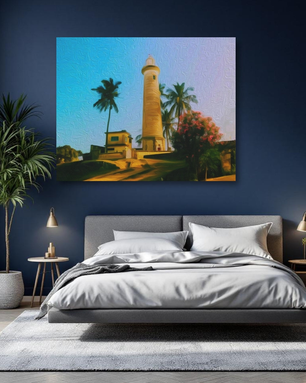 Galle, Sri Lanka | Galle Fort Lighthouse | Original Series Gallery Canvas detail