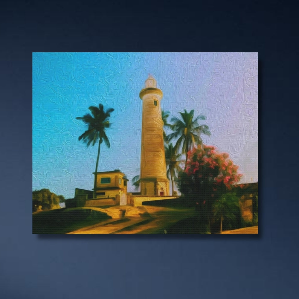 Galle, Sri Lanka | Galle Fort Lighthouse | Original Series Gallery Canvas detail
