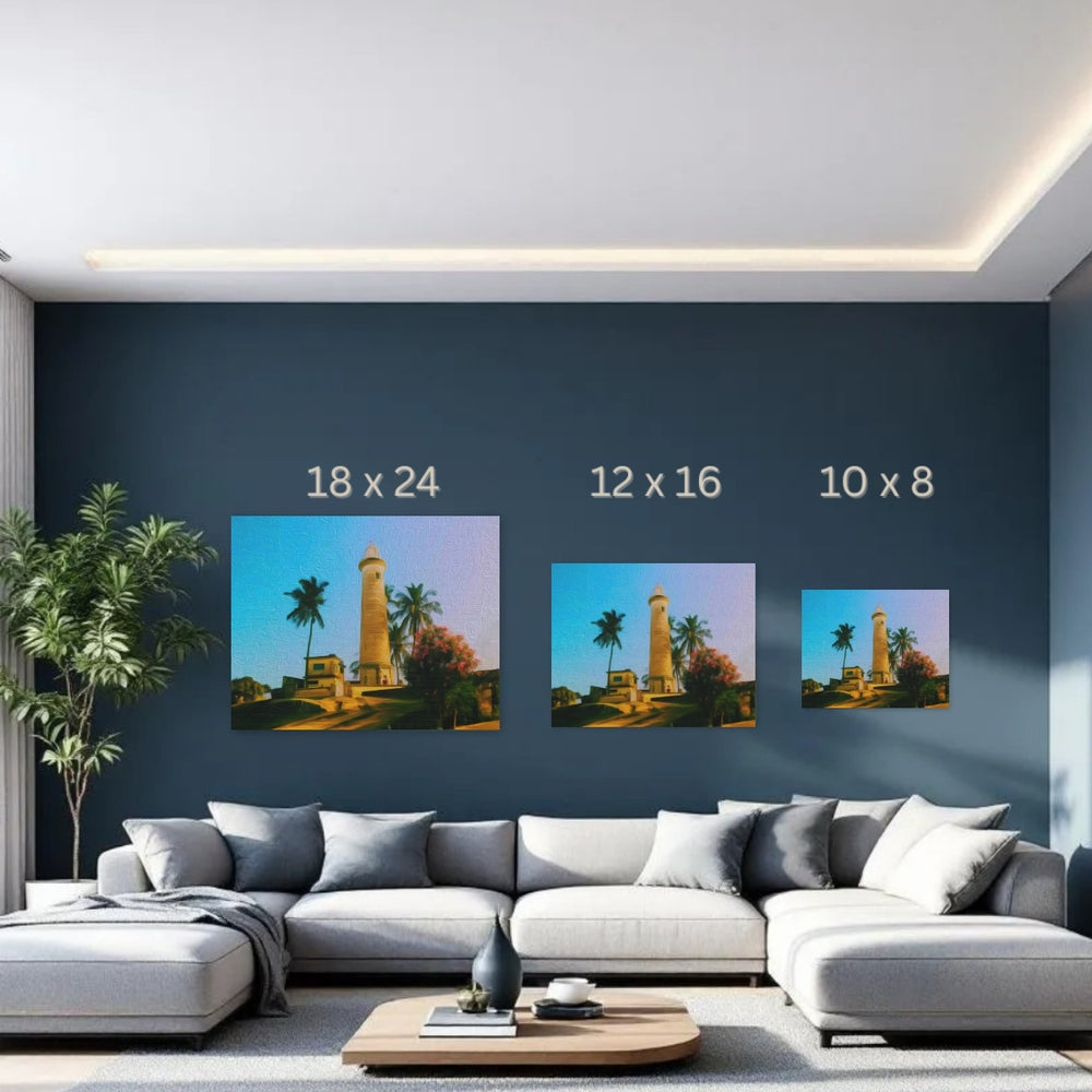 Galle, Sri Lanka | Galle Fort Lighthouse | Original Series Gallery Canvas detail