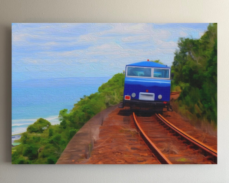 Coastal Railway Cliff Journey — Garden Route, South Africa