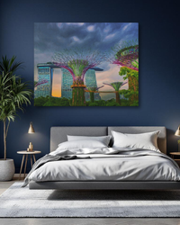 Gardens by the Bay, Singapore | Original Series Gallery Canvas — study 1 thumbnail