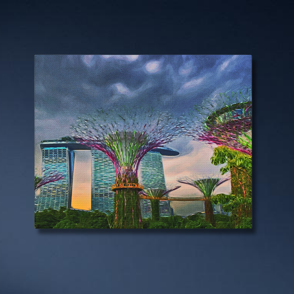 Gardens by the Bay, Singapore | Original Series Gallery Canvas detail