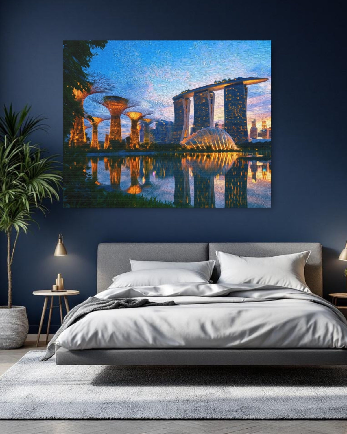 Singapore Supertrees Marina Skyline — Gardens by the Bay, Singapore, study 1