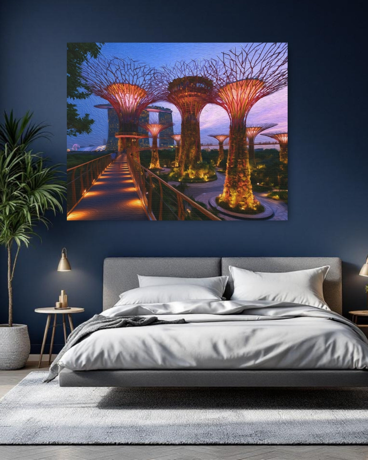 Supertree Grove Twilight Walkway — Gardens by the Bay, Singapore, study 1