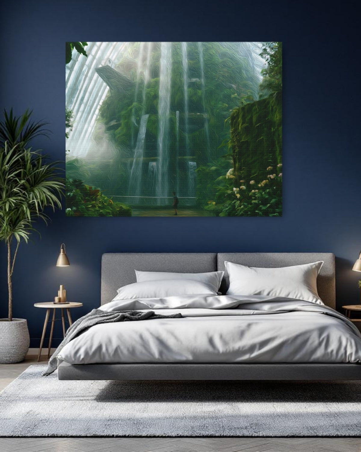 Indoor Waterfall Conservatory Singapore — Gardens by the Bay, Singapore, study 1