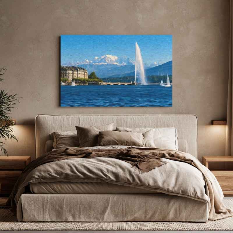 Geneva Jet d'Eau Fountain — Geneva, Switzerland, view 6