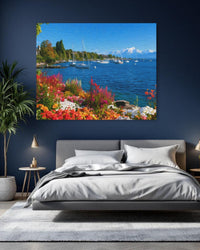 Lake Geneva Harbor Sailboats — study 1 thumbnail