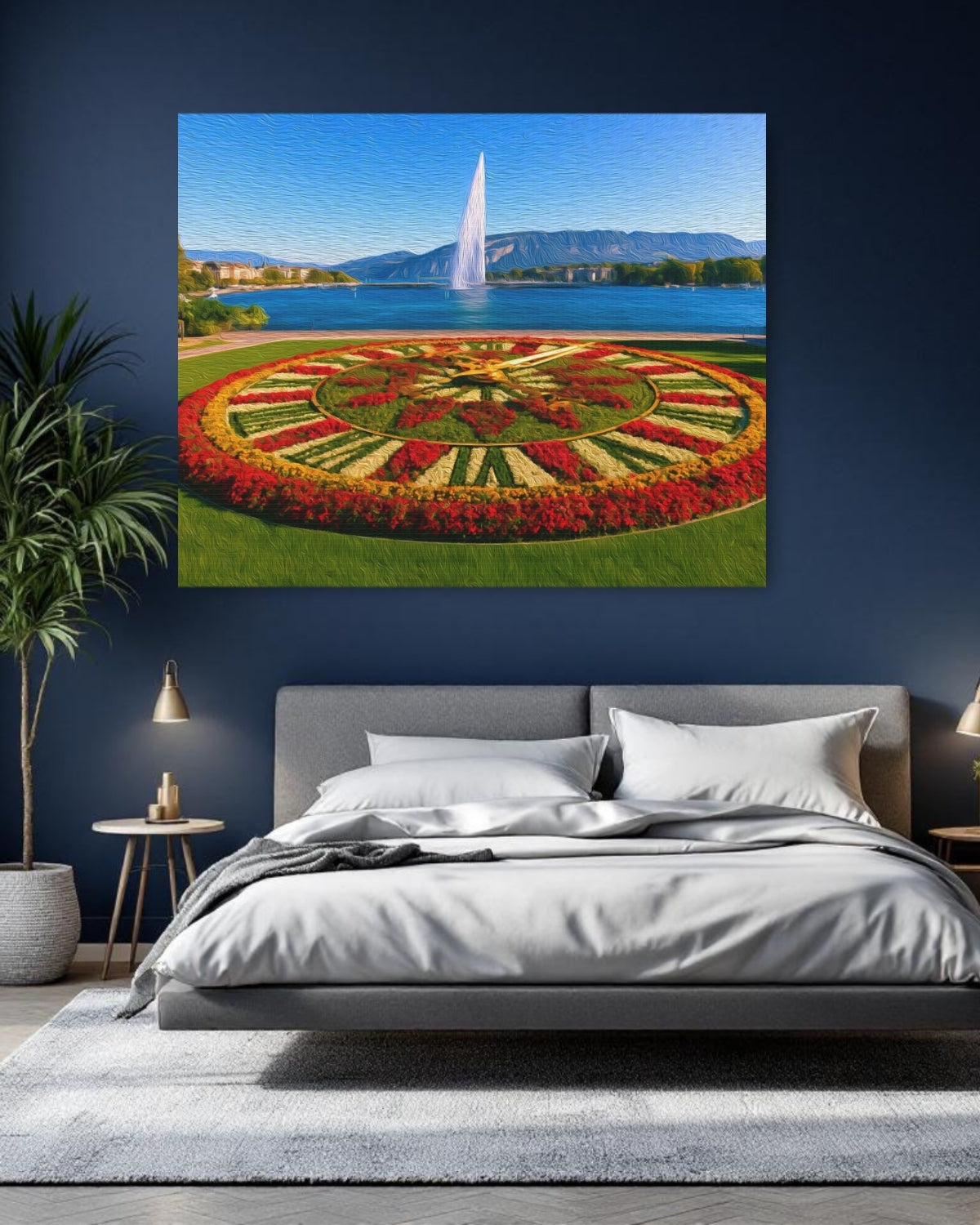 Geneva Flower Clock Jet dEau — Geneva, Switzerland, study 1