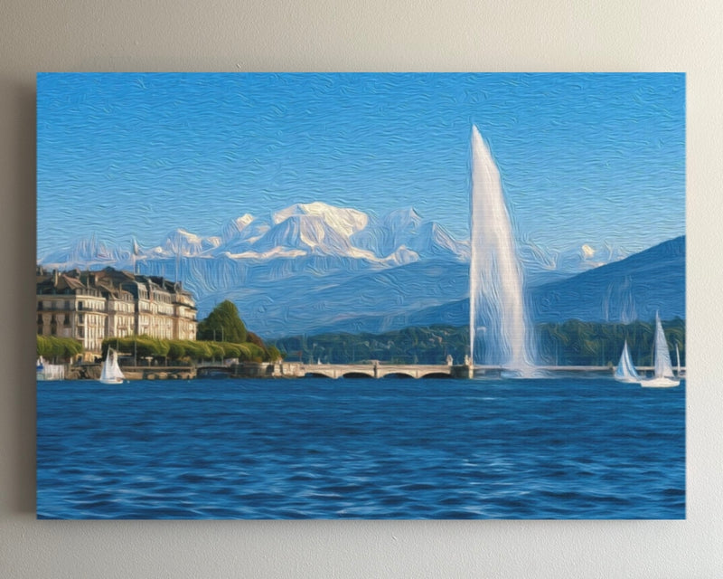Geneva Jet d'Eau Fountain — Geneva, Switzerland