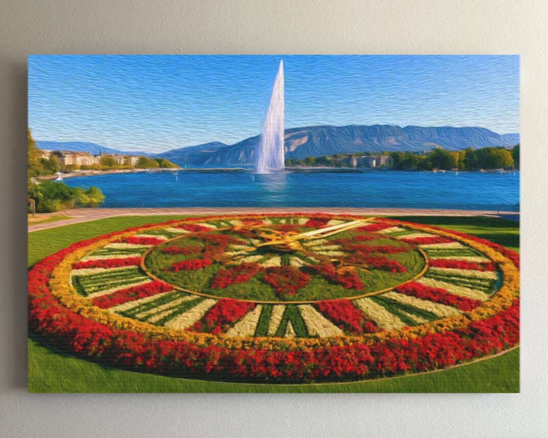 Geneva Flower Clock Jet dEau — Geneva, Switzerland