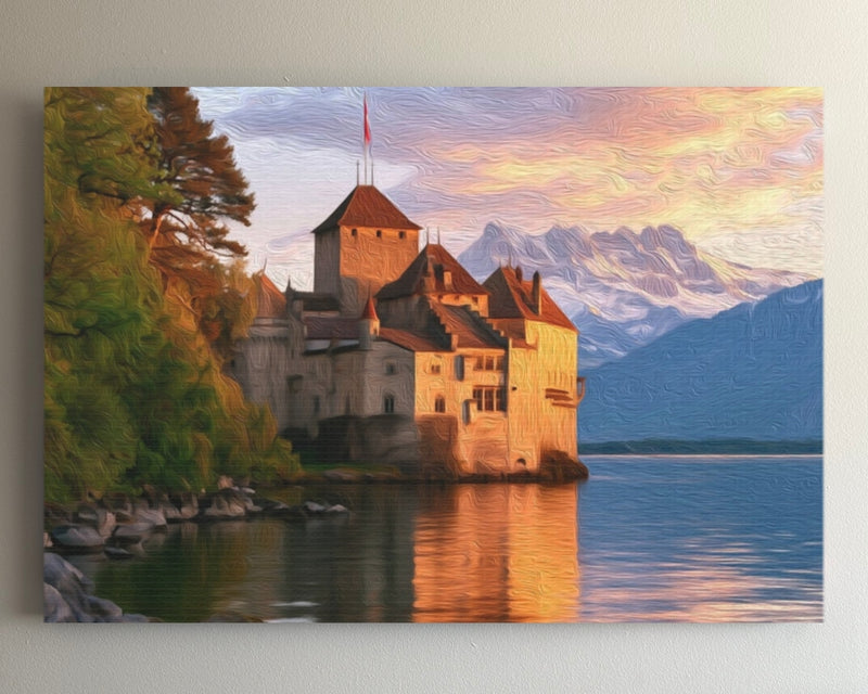 Chateau de Chillon Lakeside — Geneva, Switzerland