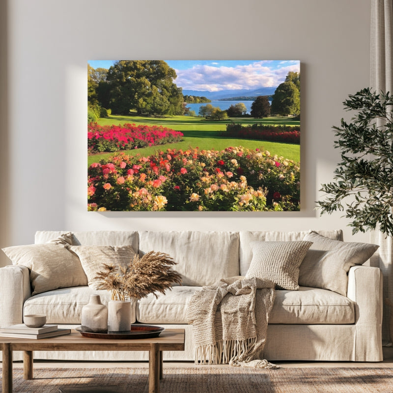 Geneva Lakeside Rose Garden in a room — Geneva, Switzerland
