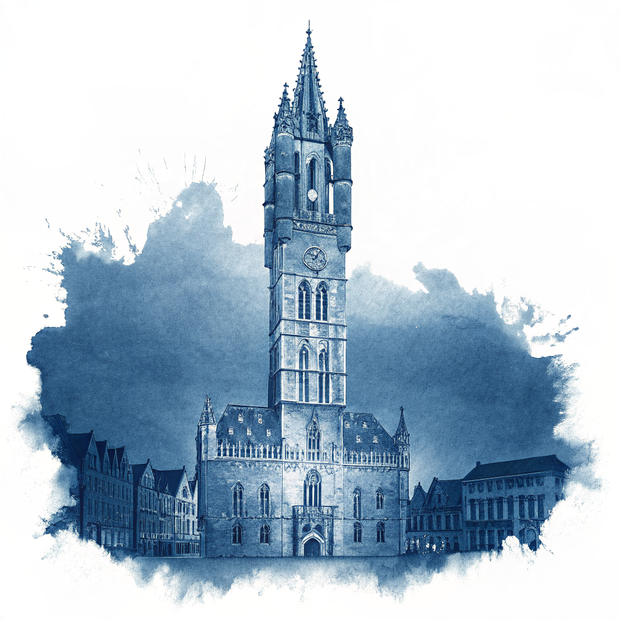Ghent watercolor