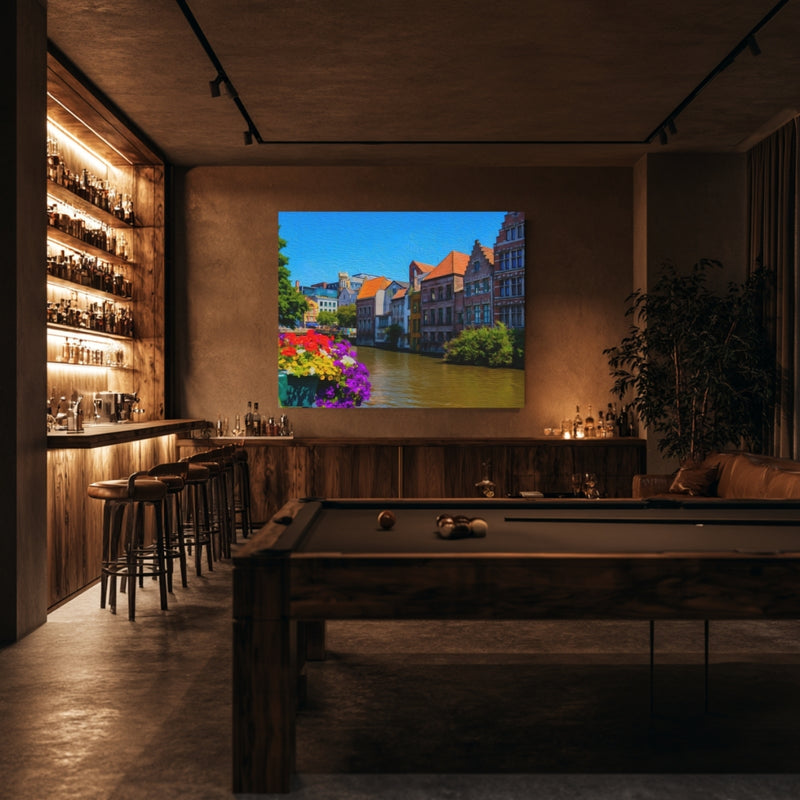 Graslei & Korenlei Quayside — Ghent, Belgium, view 7