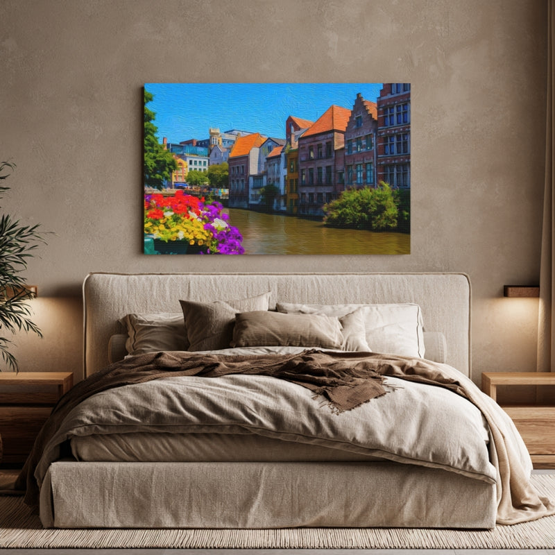 Graslei & Korenlei Quayside — Ghent, Belgium, view 6