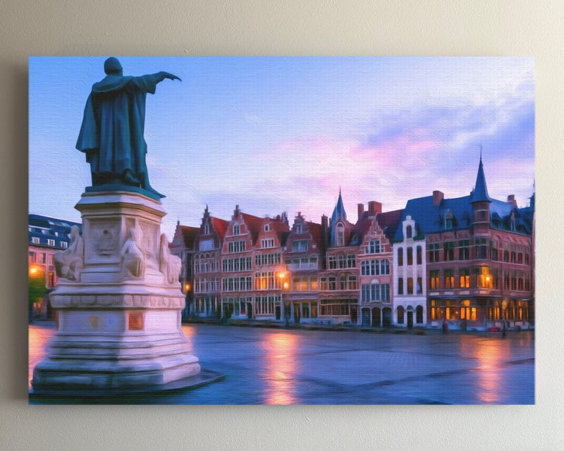 Vrijdagmarkt Square Ghent — Ghent, Belgium