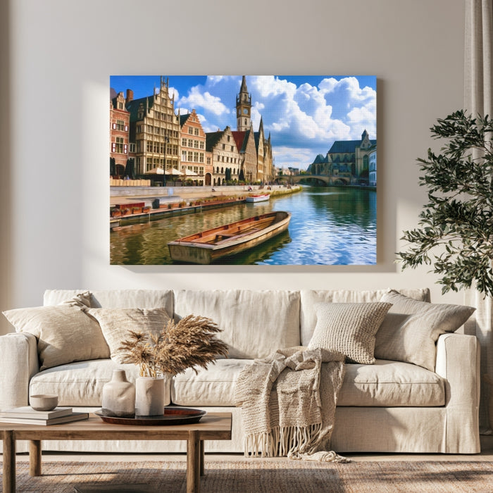 Graslei Quay Canal Ghent