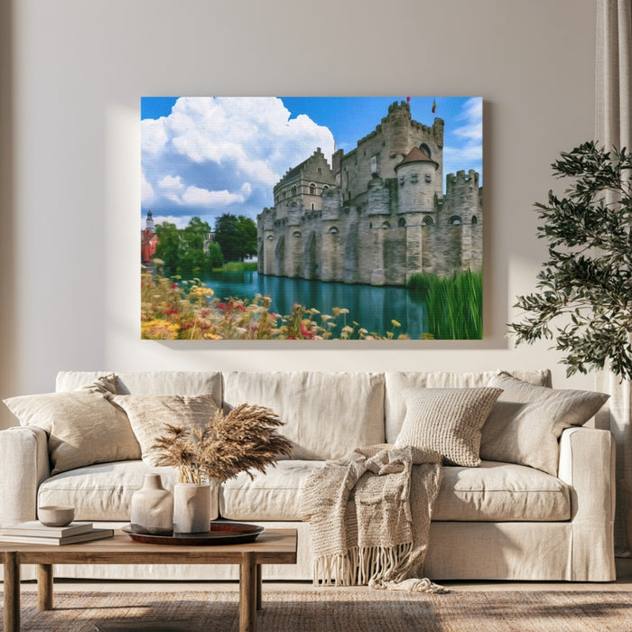 Gravensteen Castle Moat